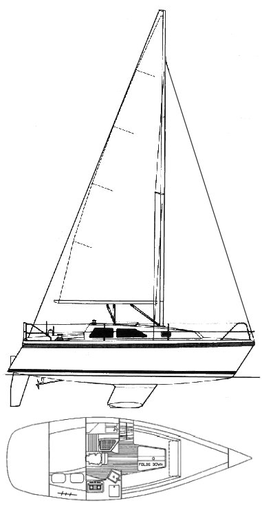 1990 hunter 27 sailboat
