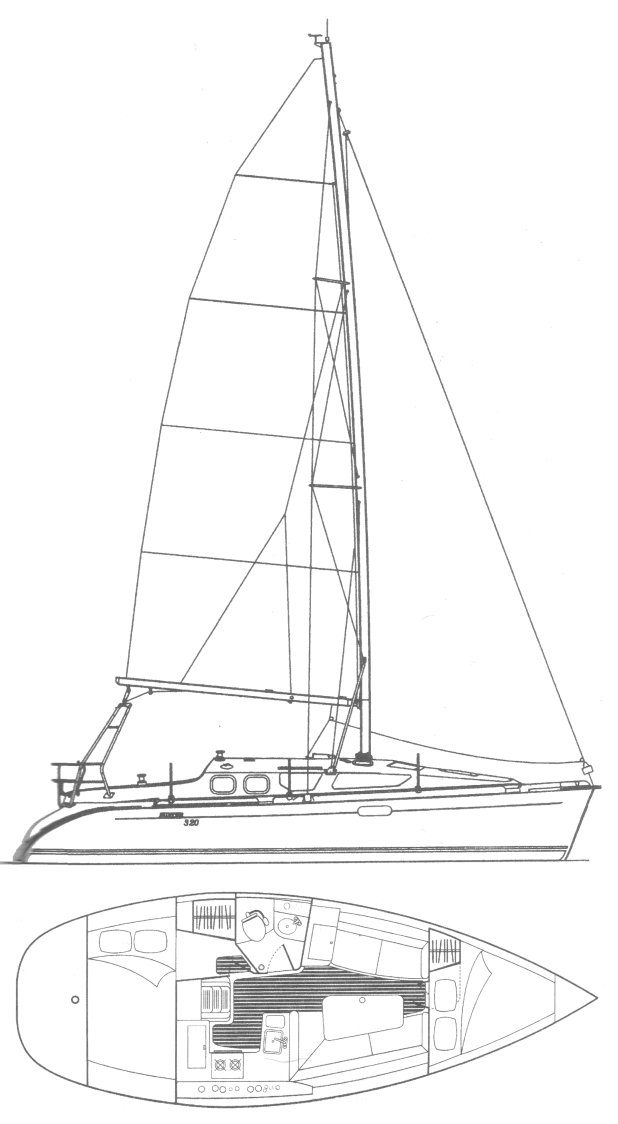 hunter 320 sailboat