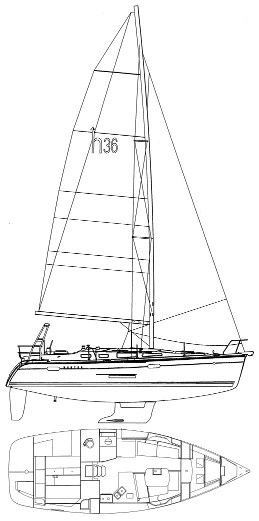 hunter 336 sailboat data