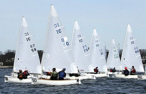 Interclub usa sailboat under sail