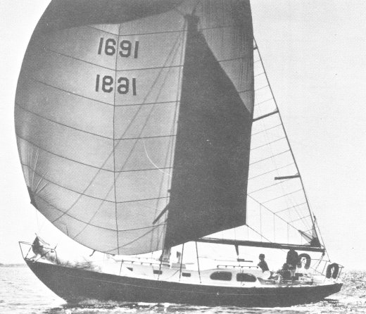 Invicta ii tripp sailboat under sail