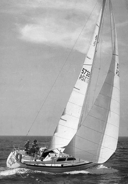 Islander 32 2 sailboat under sail