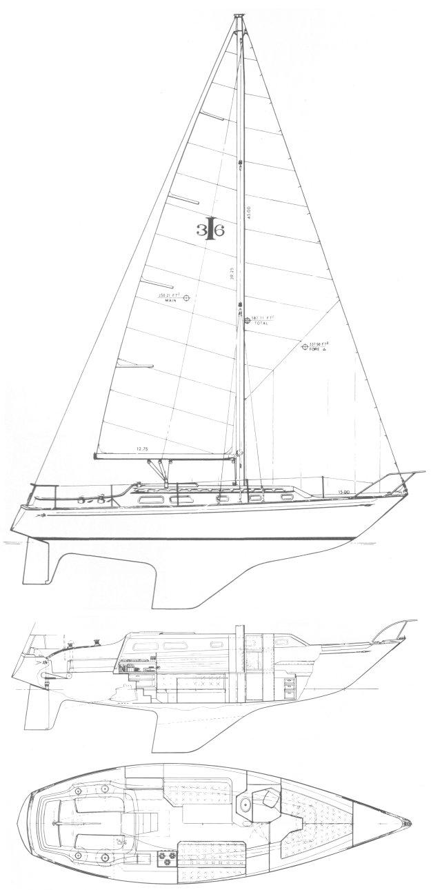 36 islander sailboat