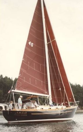 Jason 35 sailboat under sail