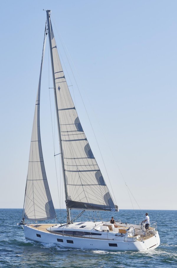 Jeanneau yachts 51 sailboat under sail