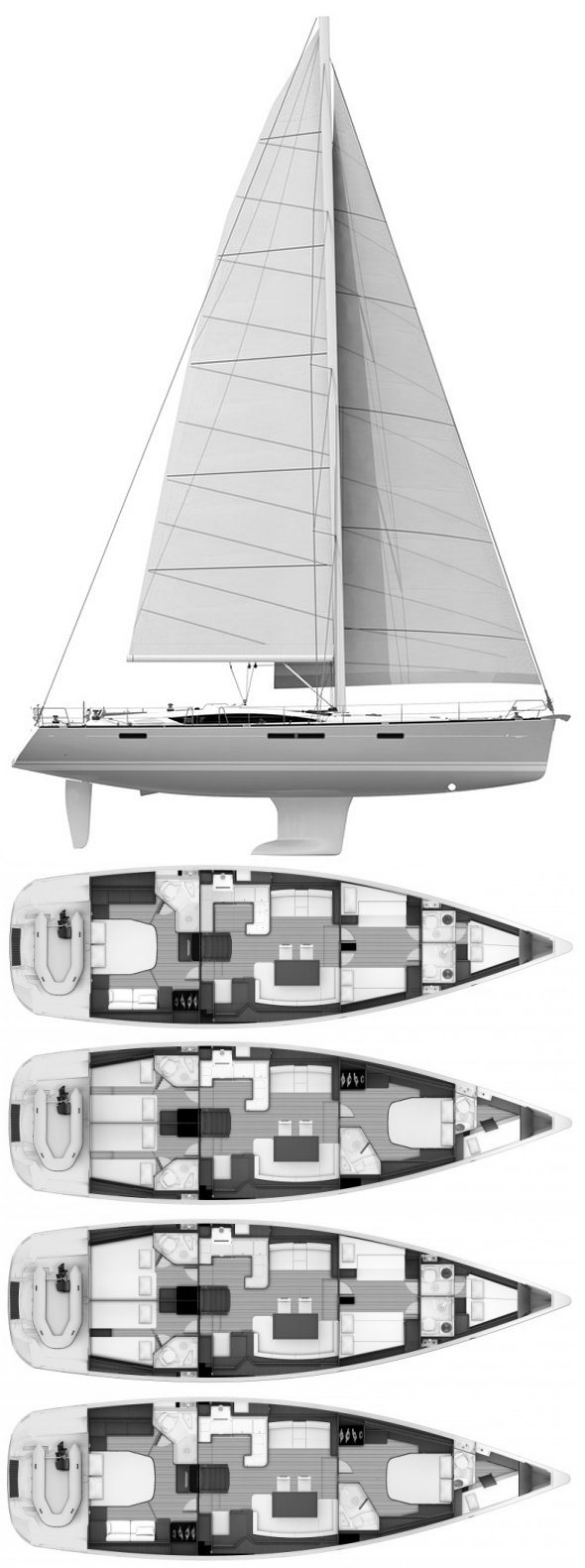 jeanneau yacht 57