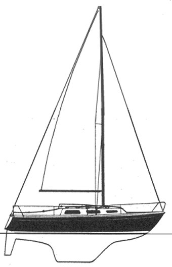 Junker 26 sailboat under sail