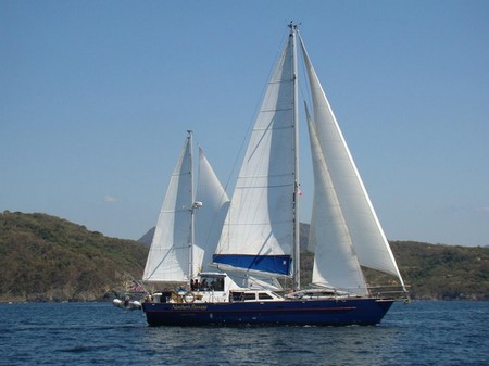 Kanter 51 sailboat under sail