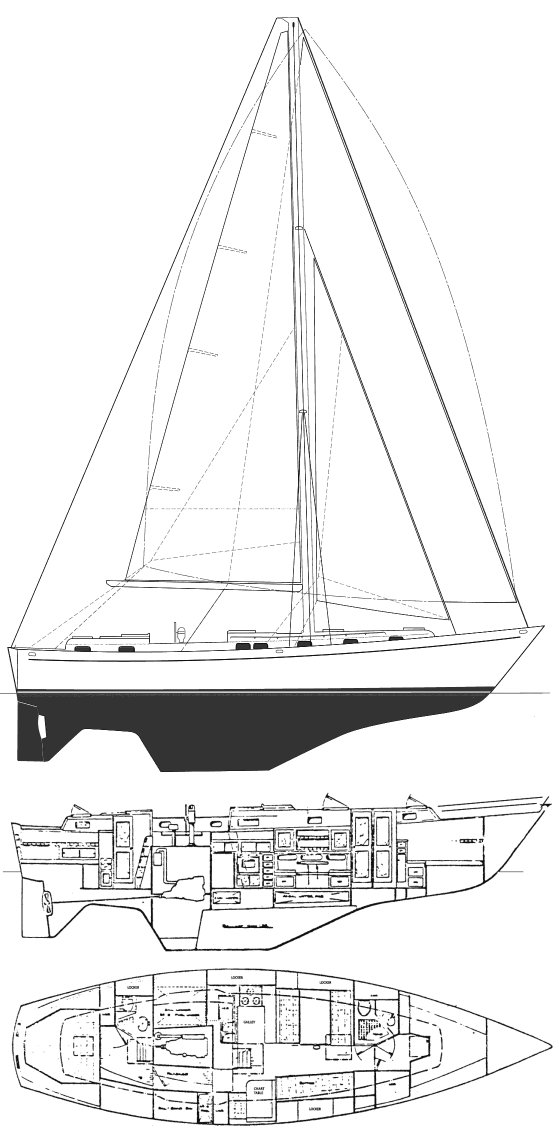44 peterson sailboat