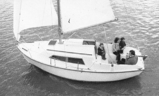 Kerlouan Beneteau sailboat under sail
