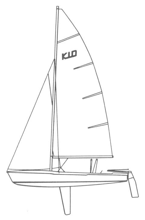 Aikido sailboat under sail