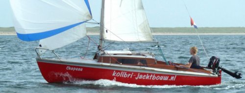 Kolibri 560 sailboat under sail