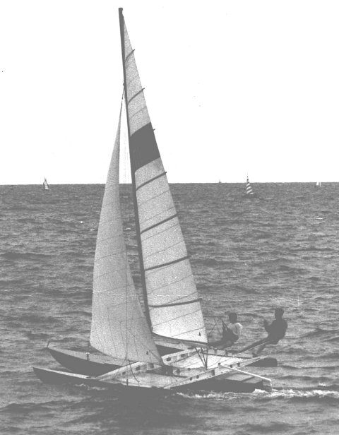 Kraken 25 sailboat under sail
