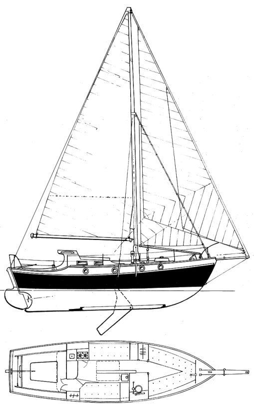 Kylix 27 sailboat under sail