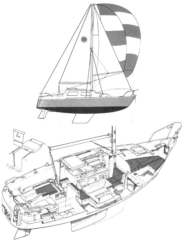 leisure 23 sailboat