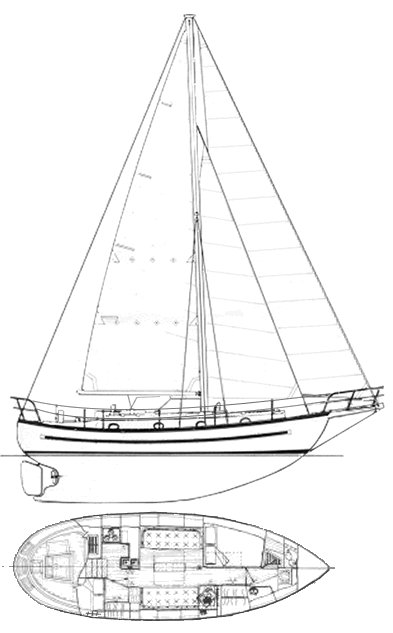 Lord nelson 35 - sailboat data sheet