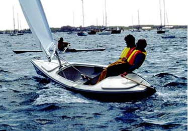Saroca sailboat under sail