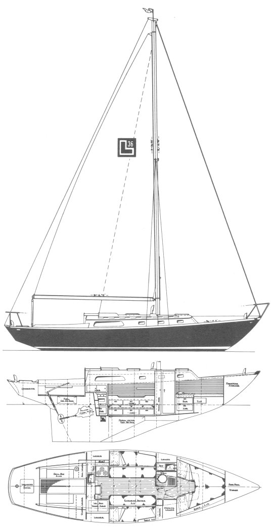 luders 36 sailboat
