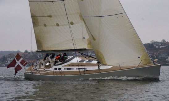 Luffe 45 sailboat under sail