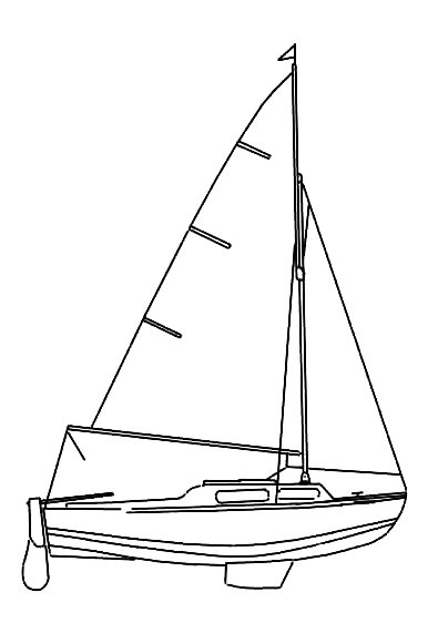 Lysander sailboat under sail