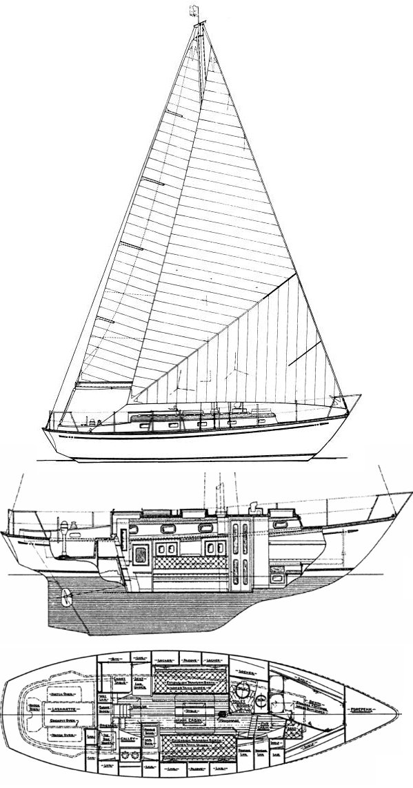 Mason 33 sailboat under sail