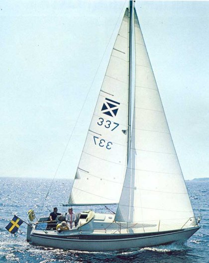 Maxi 84 sailboat under sail