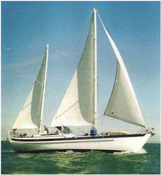 Mayflower 48stadel 48 sailboat under sail