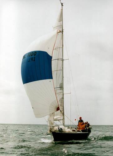 Mg 26 castro sailboat under sail