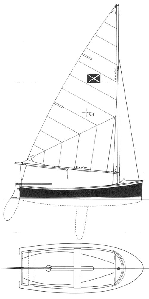 Minuteman sailboat under sail