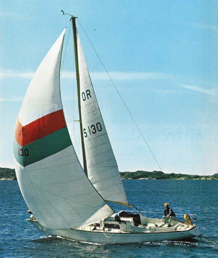 Mistress 32 hallberg rassy sailboat under sail