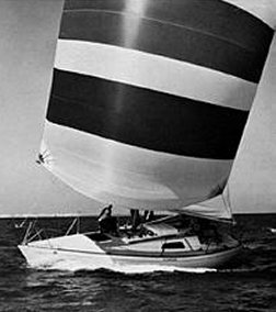 Morgan 33t sailboat under sail