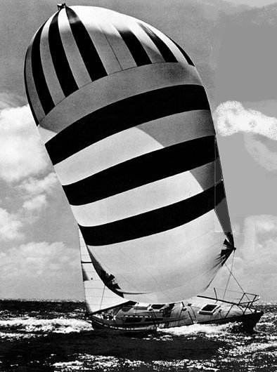 Morgan 36t sailboat under sail