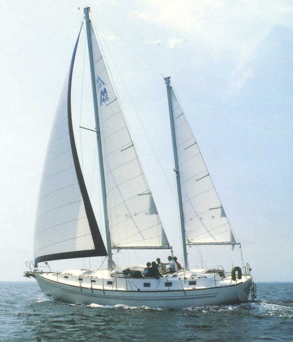 Morgan 461 - 462 sailboat under sail