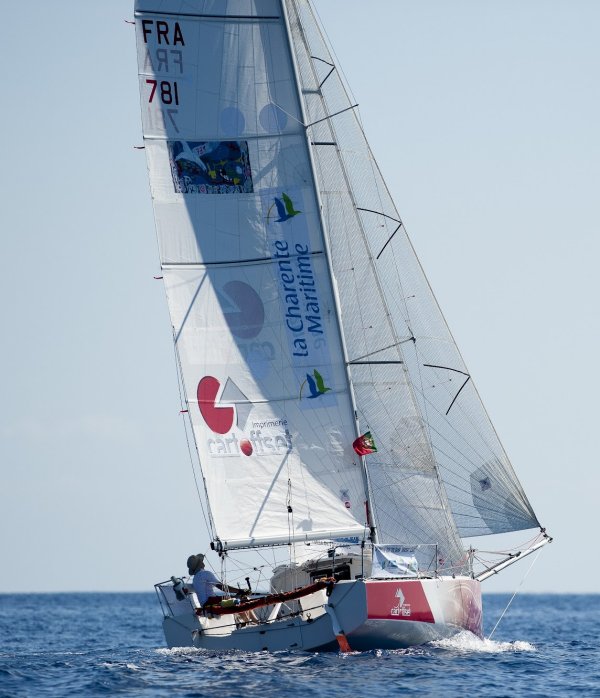 Nacira 650 sailboat under sail