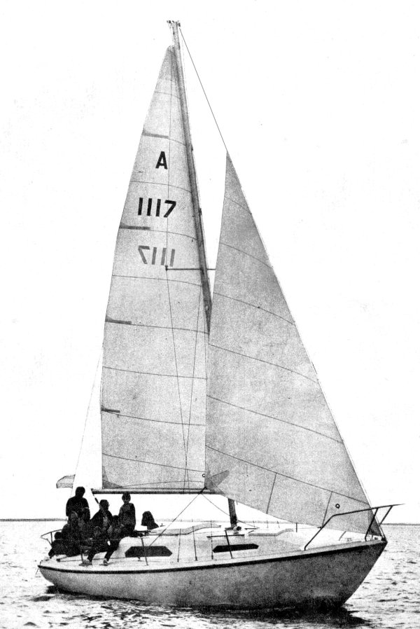 Nautilus 810 sailboat under sail