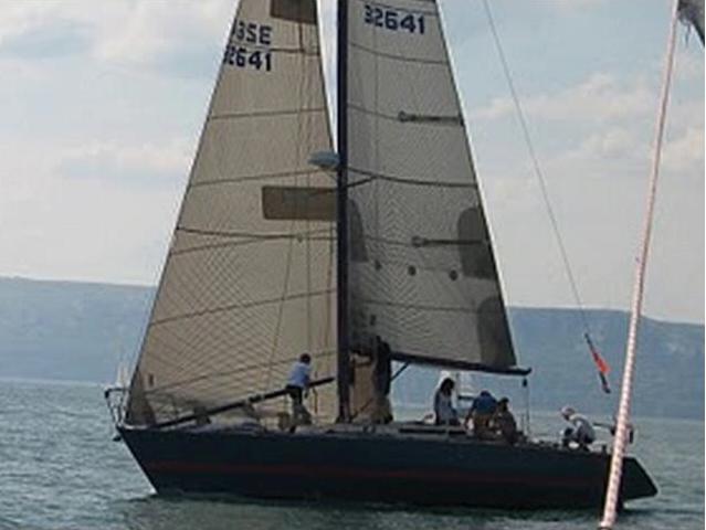 Geraghty 41 sailboat under sail