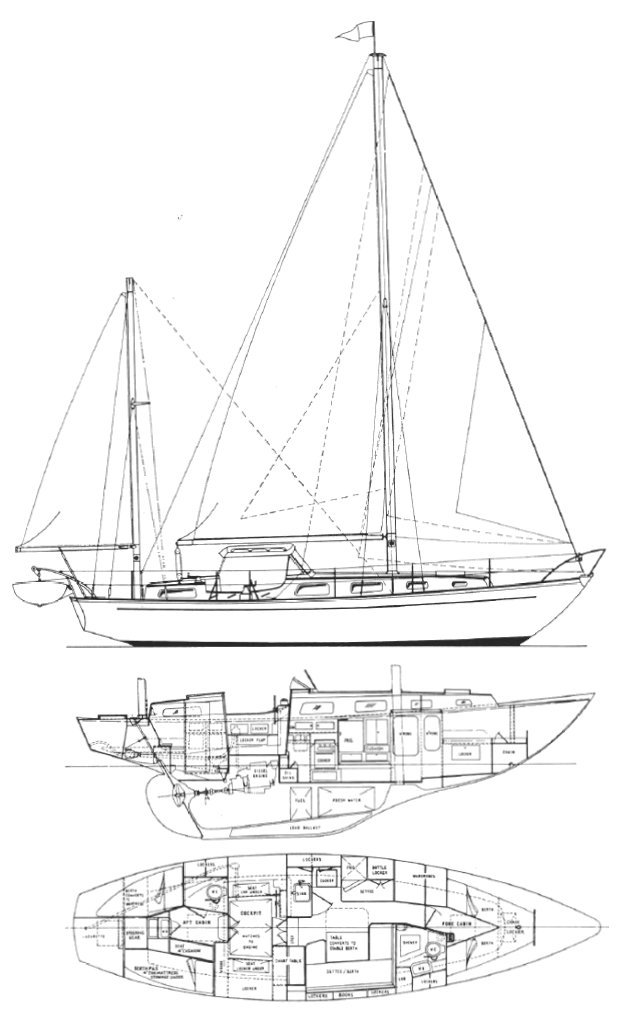 nicholson 48 sailboat data
