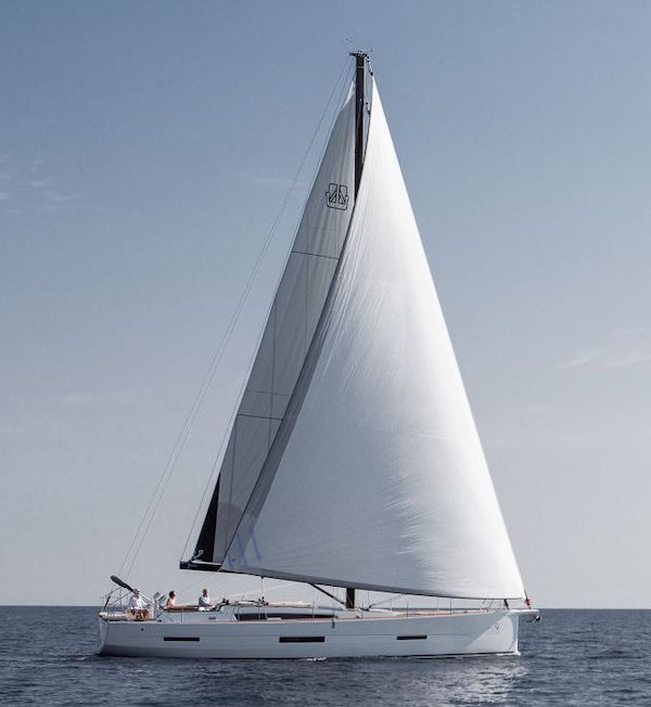 Dufour 56 2 sailboat under sail