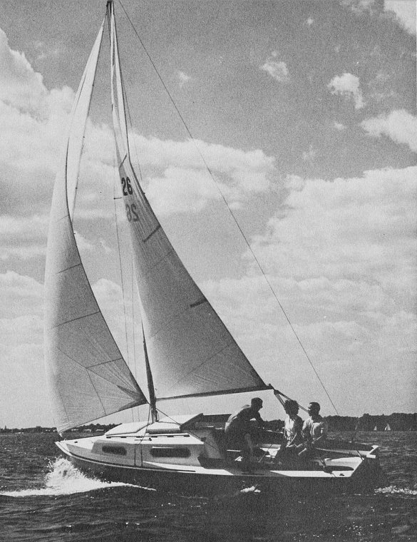Nomad 20 sailboat under sail