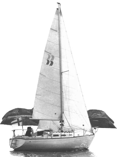 Nord 80 sailboat under sail
