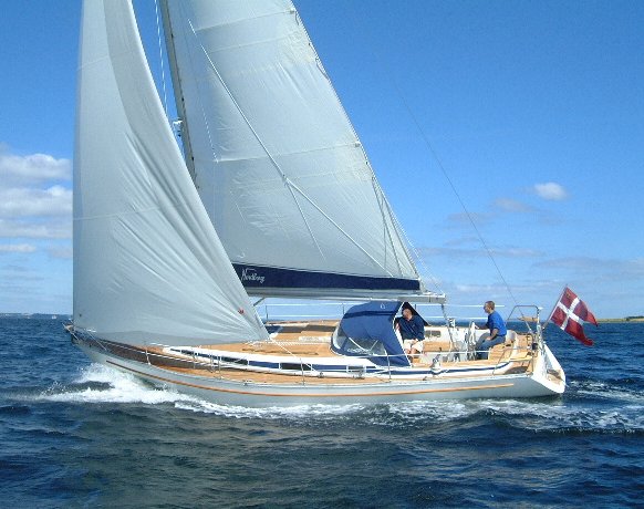 Nordborg 40 sailboat under sail