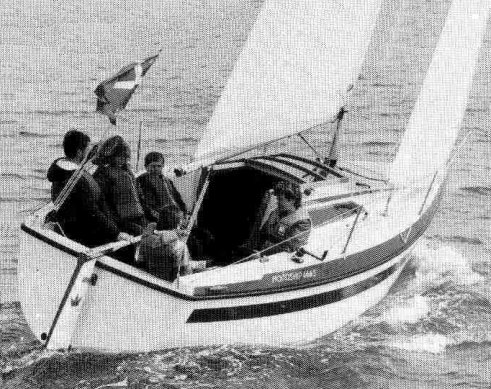 Nordship 666 sailboat under sail