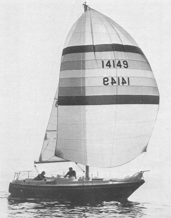 North star 500 sailboat under sail