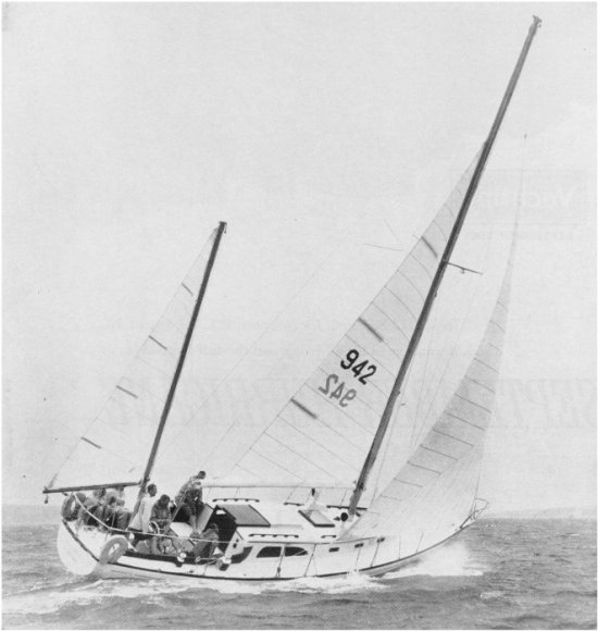 Northeast 38 1 sailboat under sail