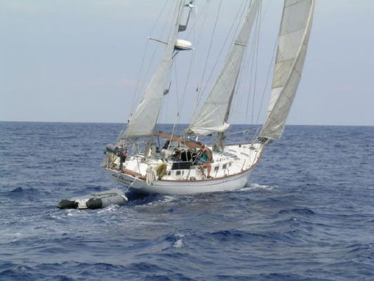 North star 48 sailboat under sail
