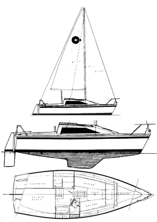 1988 o'day 240 sailboat