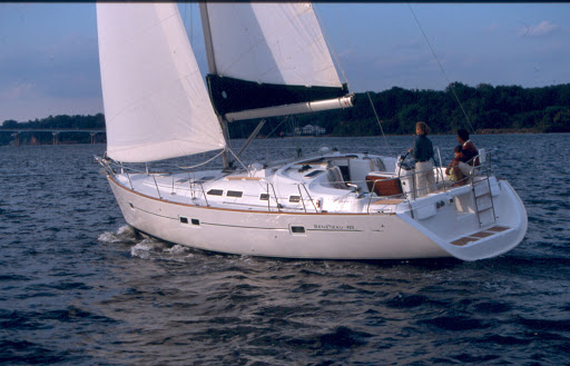 Oceanis 423 Beneteau sailboat under sail
