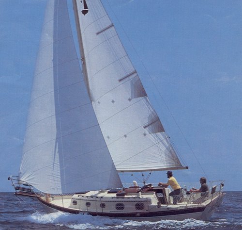Orion 27 2 pacific seacraft sailboat under sail