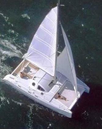 Piana 30 sailboat under sail