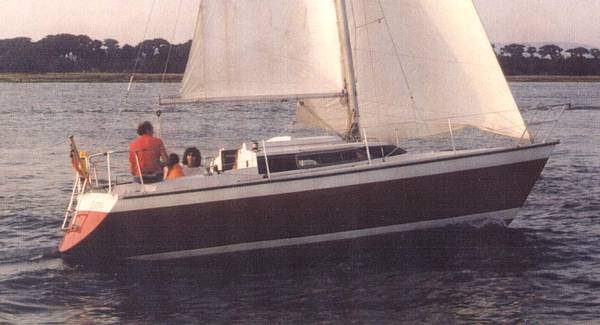 Prospect 900 sailboat under sail